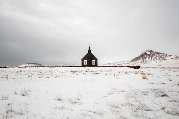 Budir Church, Snæfellsnes Peninsula, Western Iceland