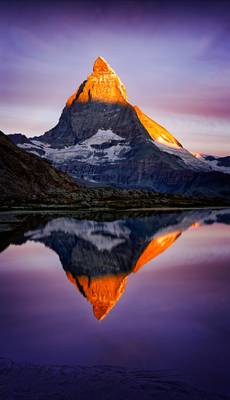 Diamant sur le Riffelsee...