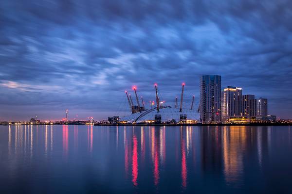 Blue hour at the O2