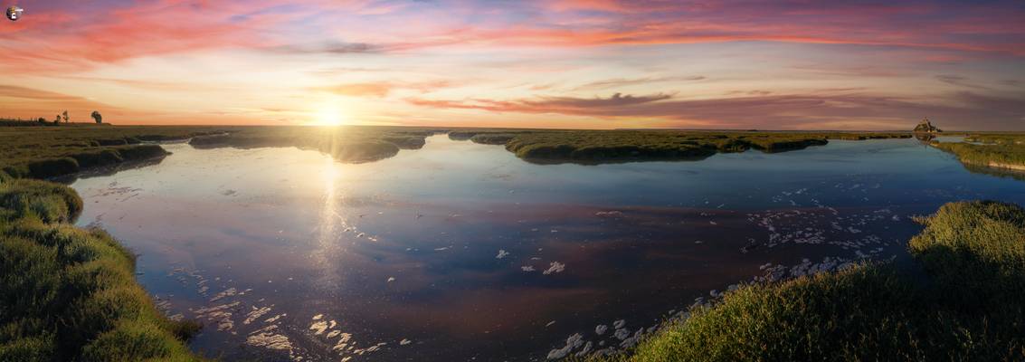 Calm in the Bay of Mont-Saint-Michel