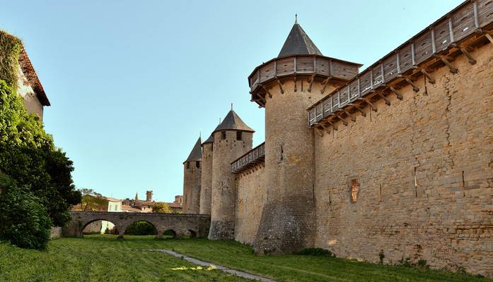 France - Occitanie - Carcassonne - le château Comtal