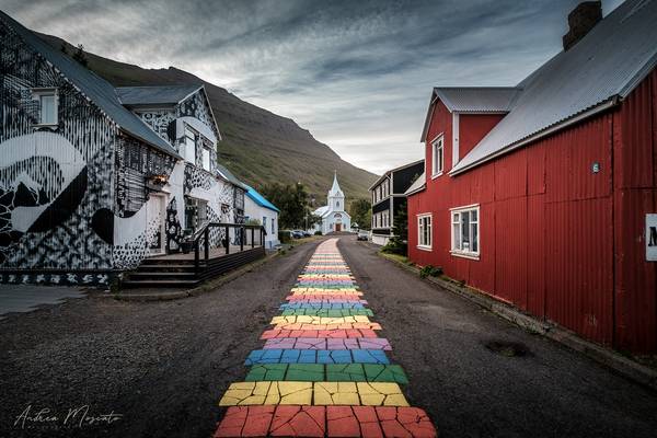 Rainbow Road - Seyðisfjörður (Iceland)