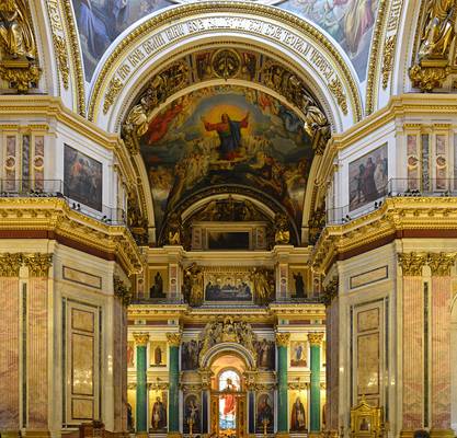 RUSSIE - Saint Petersbourg - cathédrale N.D. de Kazan