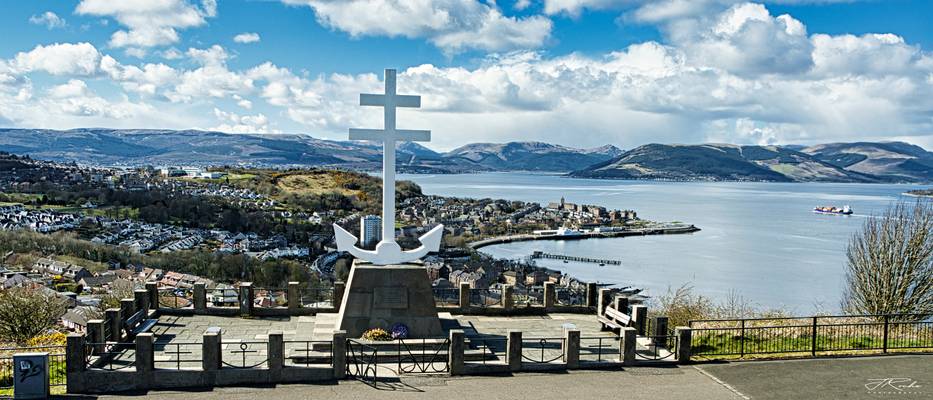 "The Cross of Lorraine, Gourock, Scotland.