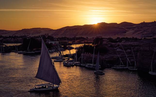 Sunset on the Nile...