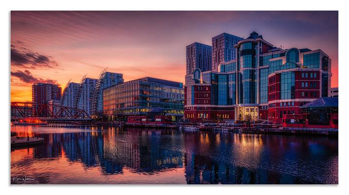 Sunset at the Quays