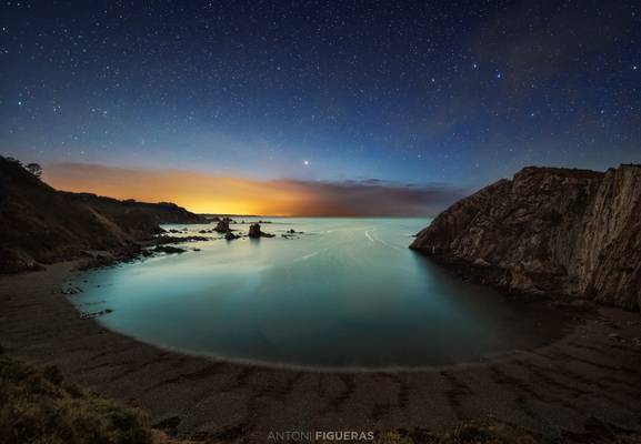 Night on the Silencio Beach