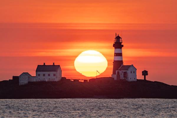 Sunset at Feistein Lighthouse