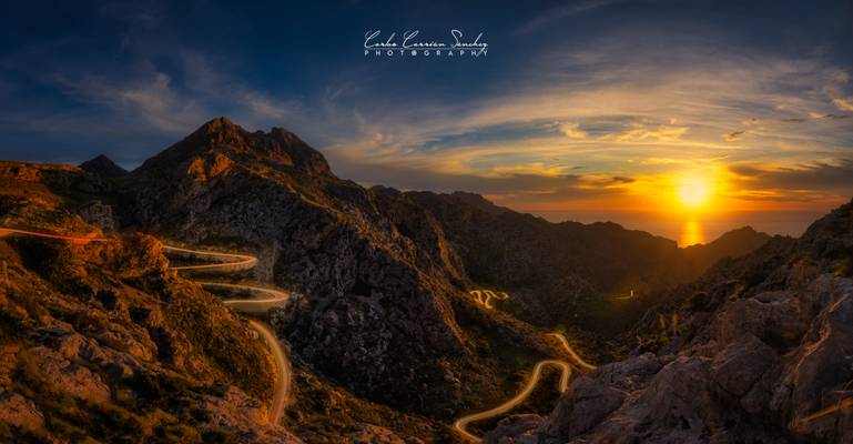 Sunset at Coll dels Reis