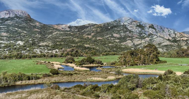 France - Corse - accès à la plage de l'Ostriconi