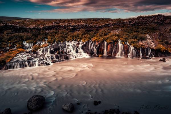 Hraunfossar Waterfalls (Iceland)