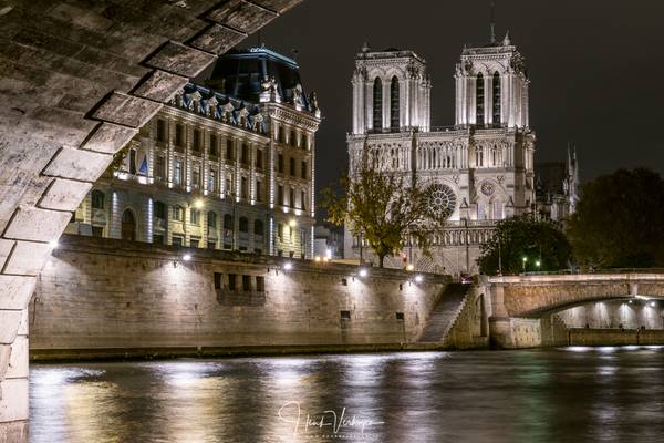 Notre Dame from the Pont Saint-Michel - Paris
