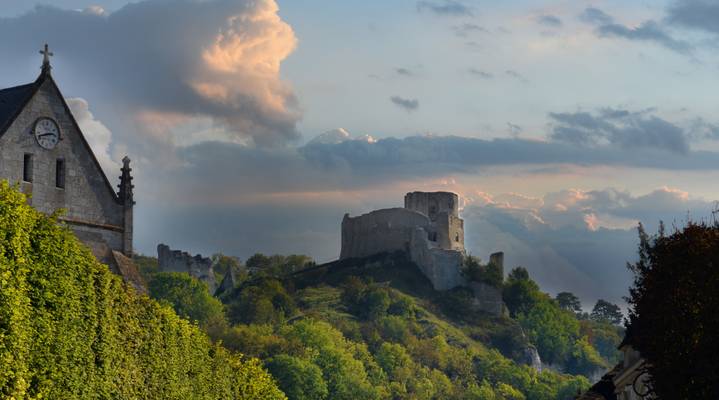 France - Normandie - Les Andelys - château Gaillard