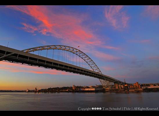 Fremont Bridge Sunset