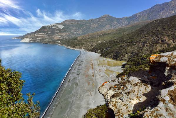 France - Corse - plage de Nonza