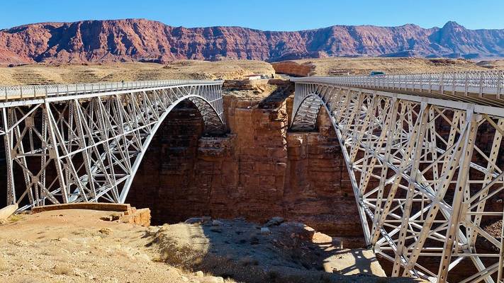 Navajo Bridge at Lee’s Ferry, Vermilion Cliffs, Arizona
