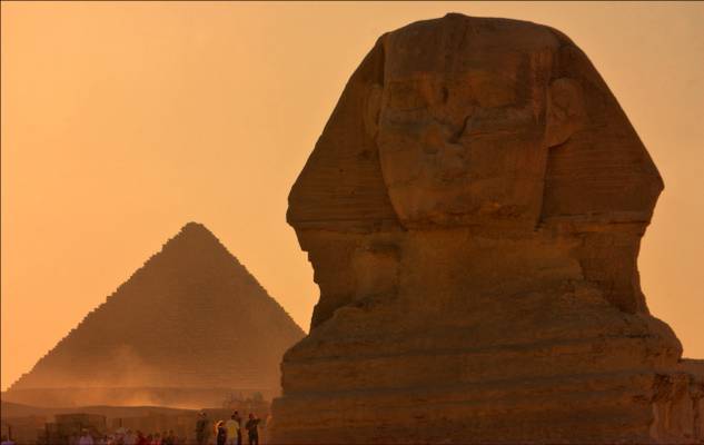 The Sphinx and Pyramid, Giza
