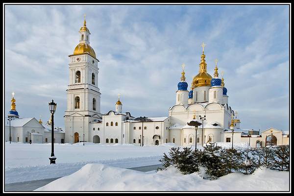 Софийский собор в Тобольском кремле. Sofia cathedral in Tobolsk