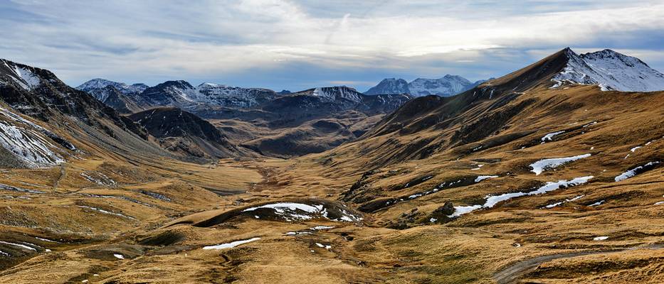 France -  Alpes - parc national du Mercantour - col de la Bonette