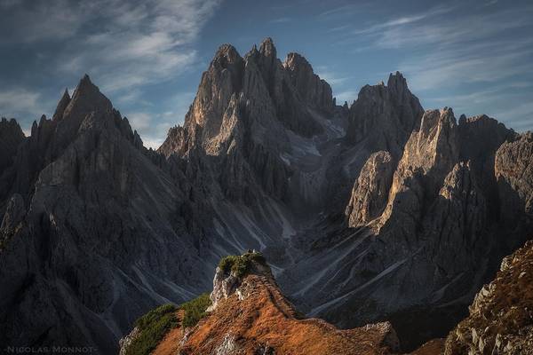 Facing the mountain