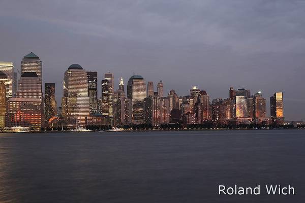 New York - Lower Manhattan at dusk