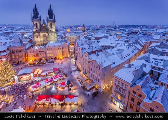 Czech Republic - Prague - Praha - Christmas Markets on the Old Town Square - Staroměstské náměstí