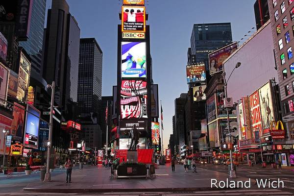 New York - Times Square at dawn