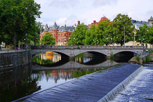 Svartån river, Örebro, Sweden