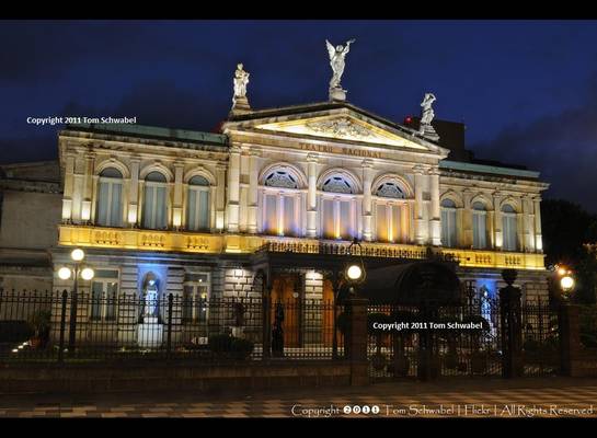 Teatro Nacional at Blue Hour