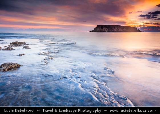 Cyprus - Sunset at Aghios Georgios Bay