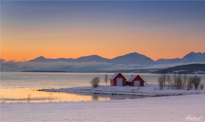 Winter Sunrise, Kvaløya, Troms, Norway