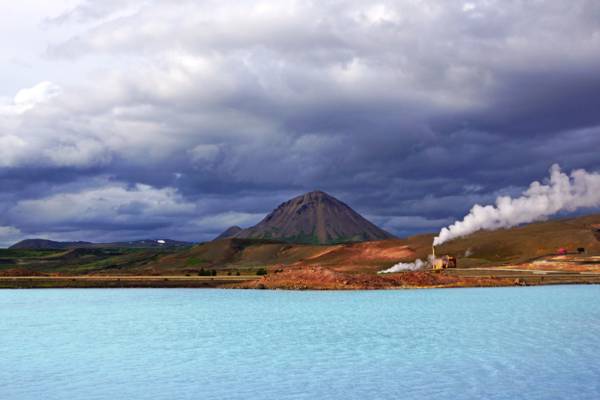 Blue lagoon of Bjarnarflag