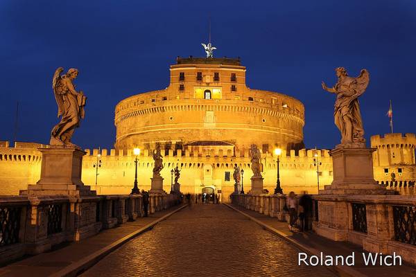 Rome - Castel Sant’Angelo at dusk