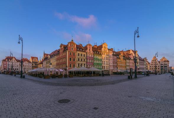 Sunrise in the market square