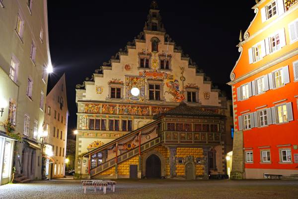 Lindau by night. Altes Rathaus