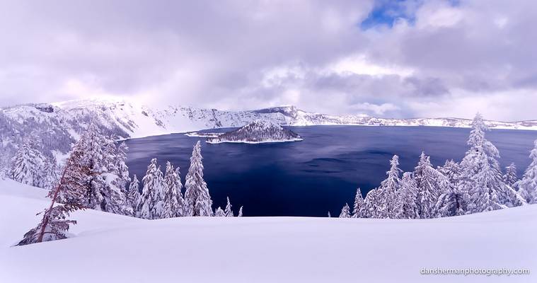 Frosting Crater Lake
