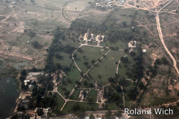 Khajuraho Temples Aerial