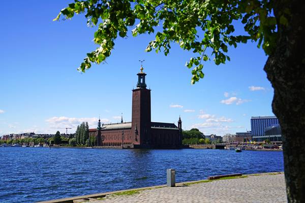Stockholm City Hall from Evert Taubes terrass