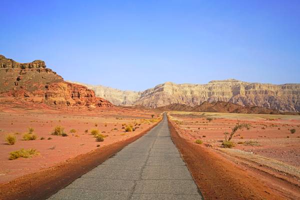 Road in the desert, Israel