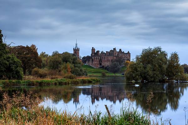 Linlithgow Palace, of an early  Autumn evening