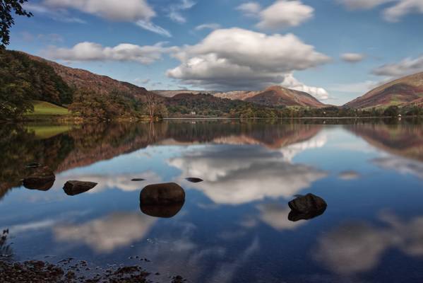 Cloud reflections on Grasmere