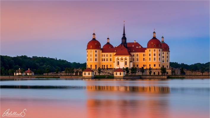 Moritzburg Castle Sunset, Germany