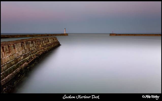 Seaham harbour dusk