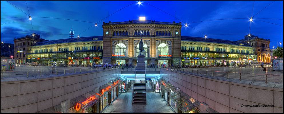 Panorama Hannover Hauptbahnhof / Hannover Central Station