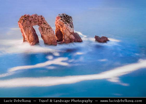 Spain - Last Warm Sun Rays on Los Urros - Costa Quebrada - Cantabria - Puerta al Cantábrico