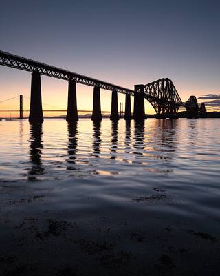 Forth Bridges Sunset