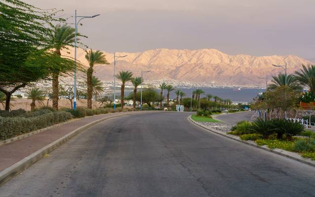Eilat, Blick auf das Rote Meer