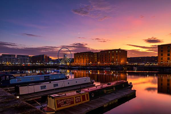 Salthouse Dock Sunset