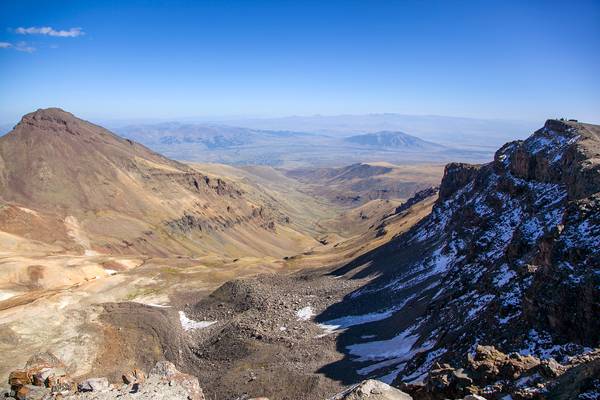 Shirak plain from Aragats mount