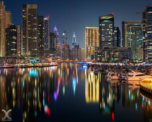 Dubai Marina Reflected